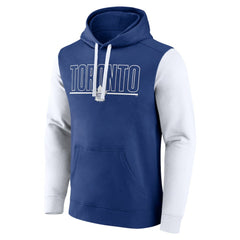 Toronto Maple Leafs Logo Athletic Deliver Fleece Pullover Hoodie - Blue | US 201230187