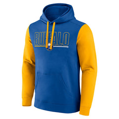 Buffalo Sabres Logo Athletic Deliver Fleece Pullover Hoodie - Royal | US 201230189