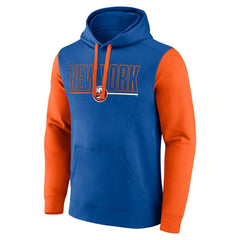 New York Islanders Logo Athletic Deliver Fleece Pullover Hoodie - Royal | US 201230193