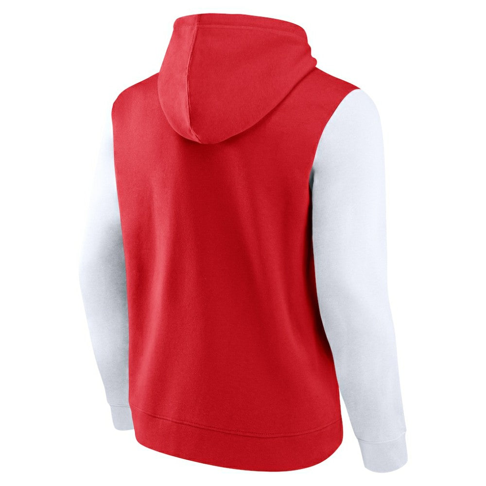 Detroit Red Wings Logo Athletic Deliver Fleece Pullover Hoodie - Red | US 201230210