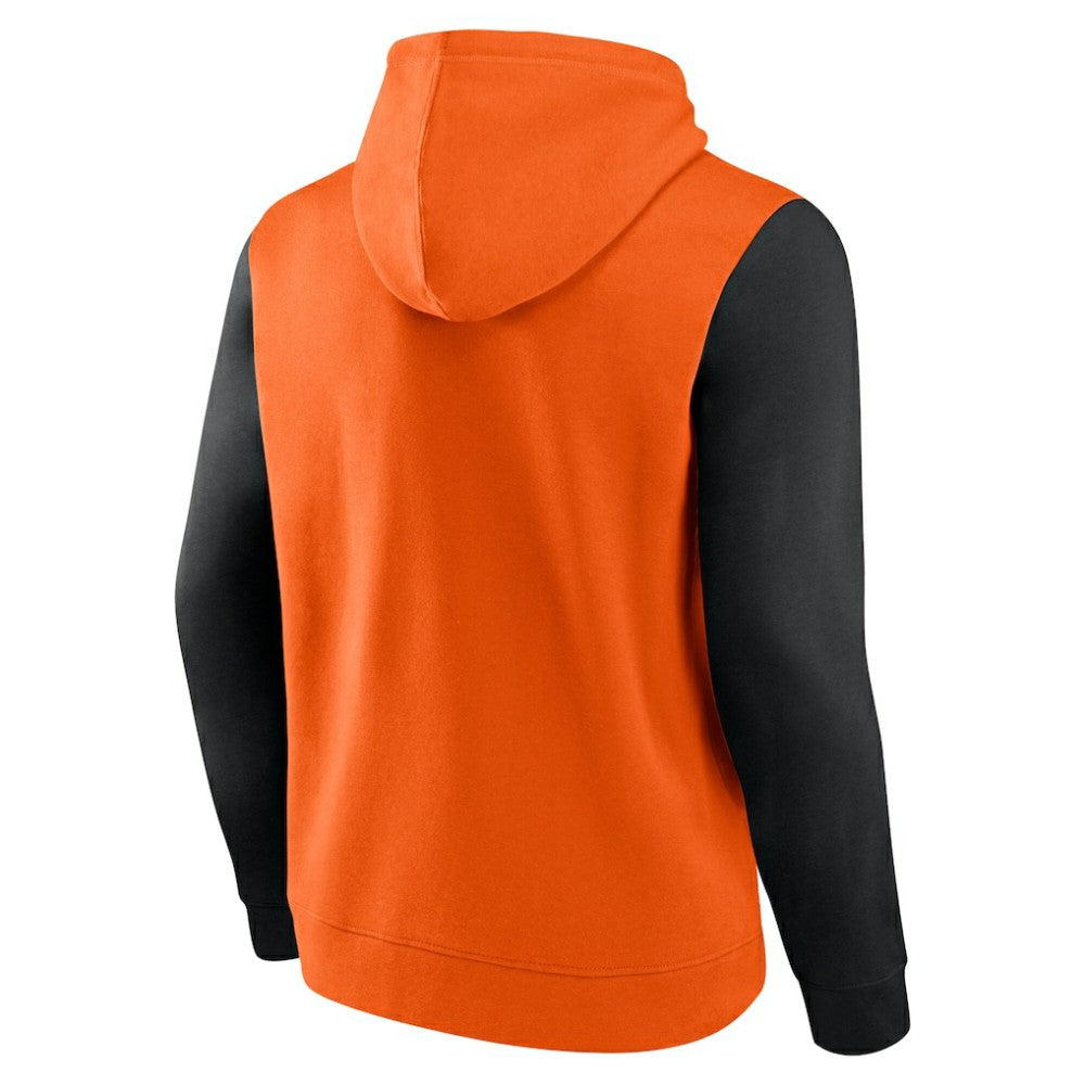 Philadelphia Flyers Logo Athletic Deliver Fleece Pullover Hoodie - Orange | US 201230214