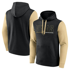 Vegas Golden Knights Logo Athletic Deliver Fleece Pullover Hoodie - Black | US 201230215