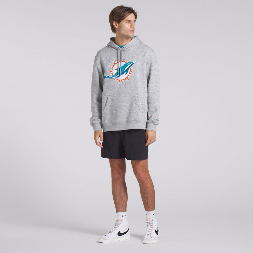 Miami Dolphins Legacy Fleece Pullover Hoodie - Heather Gray Hoodies