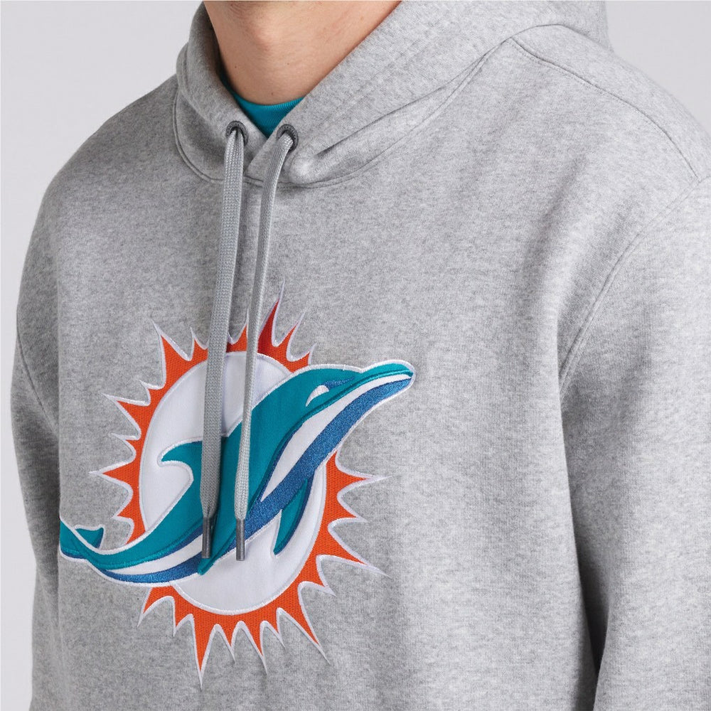 Miami Dolphins Legacy Fleece Pullover Hoodie - Heather Gray Hoodies