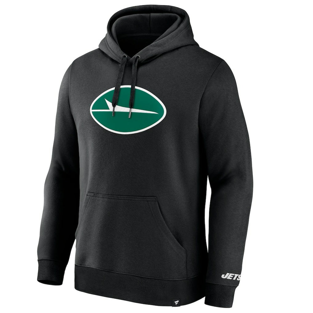 New York Jets Legacy Fleece Pullover Hoodie - Black Hoodies