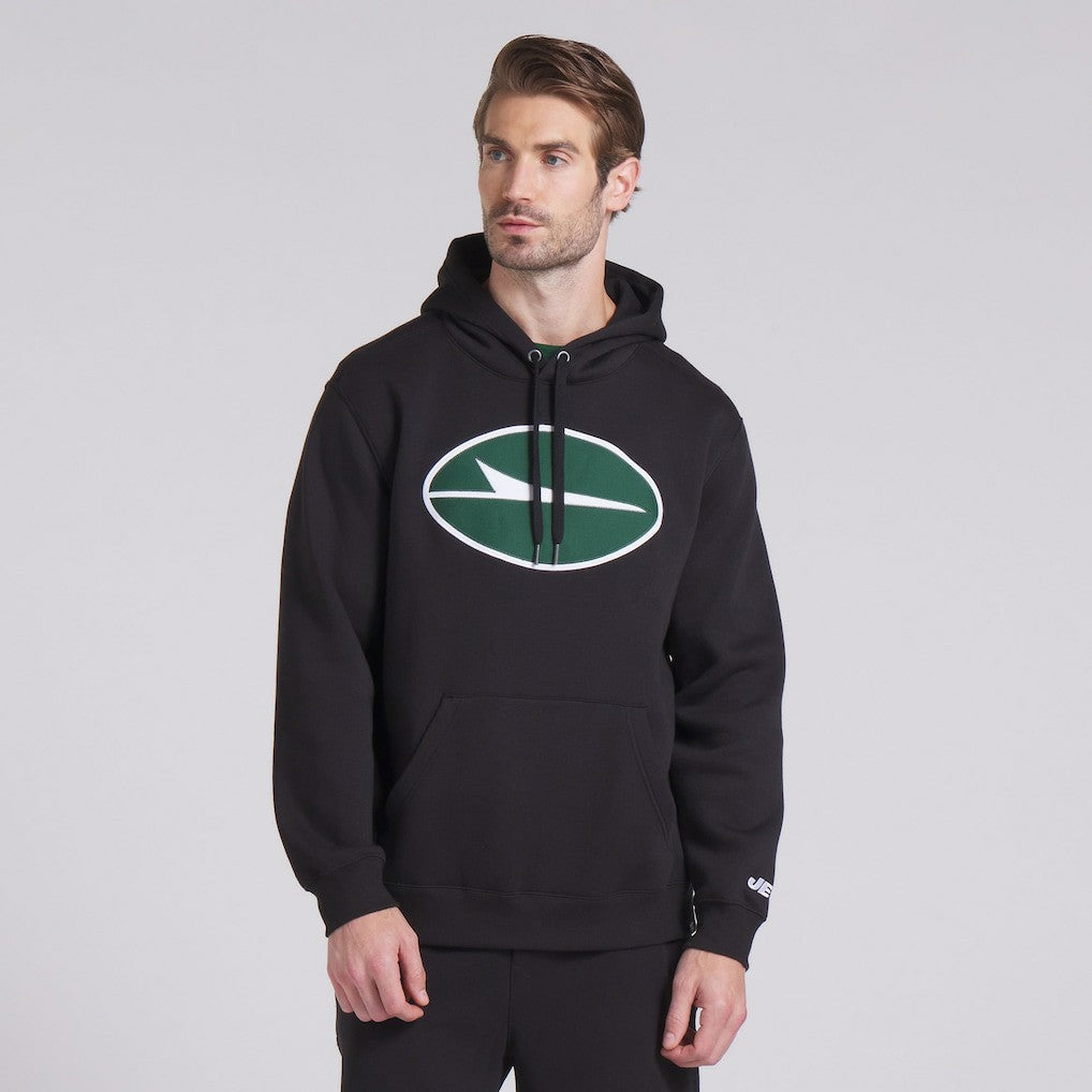New York Jets Legacy Fleece Pullover Hoodie - Black Hoodies