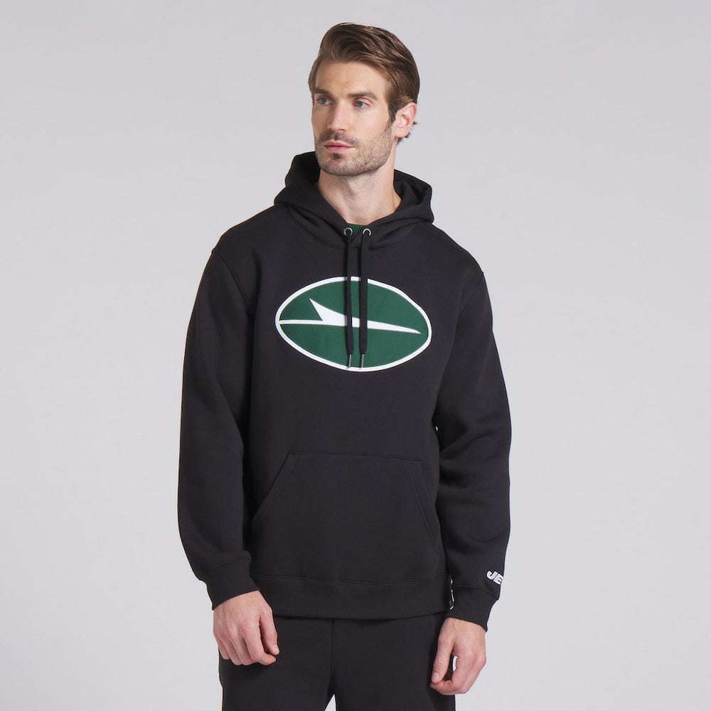 New York Jets Legacy Fleece Pullover Hoodie - Black Hoodies