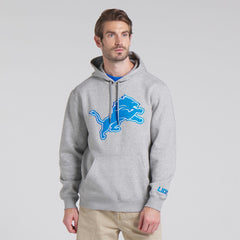 Detroit Lions Legacy Fleece Pullover Hoodie - Heather Gray Hoodies