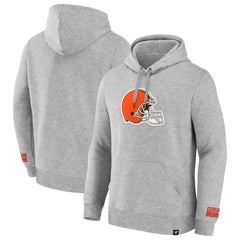 Cleveland Browns Legacy Fleece Pullover Hoodie - Heather Gray Hoodies