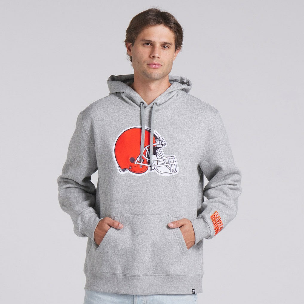 Cleveland Browns Legacy Fleece Pullover Hoodie - Heather Gray Hoodies