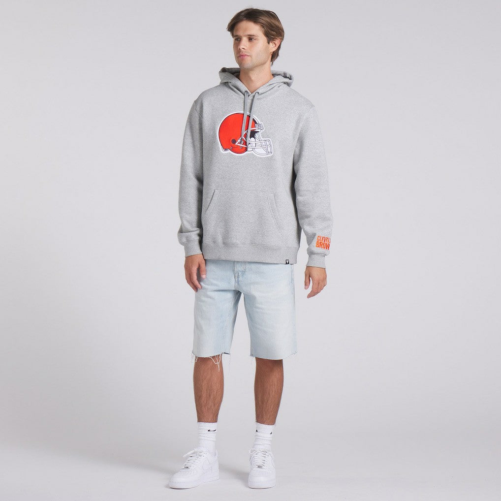 Cleveland Browns Legacy Fleece Pullover Hoodie - Heather Gray Hoodies