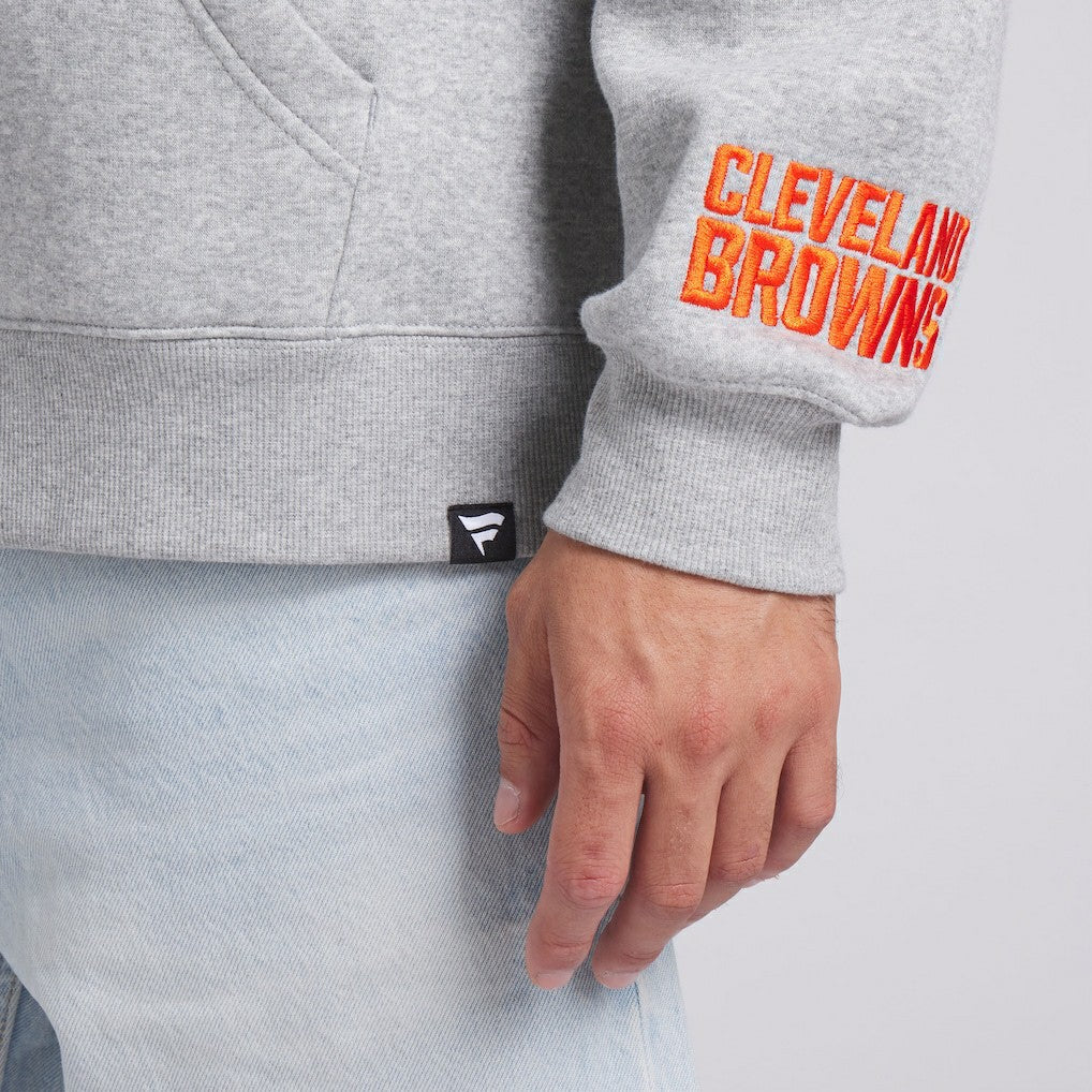 Cleveland Browns Legacy Fleece Pullover Hoodie - Heather Gray Hoodies