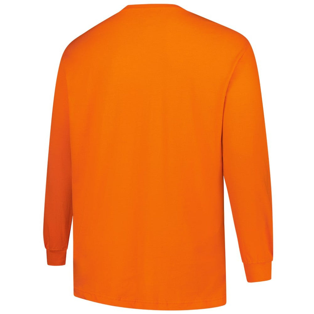 San Francisco Giants Profile Big & Tall Two-Hit Long Sleeve T-Shirt - Orange T-shirts