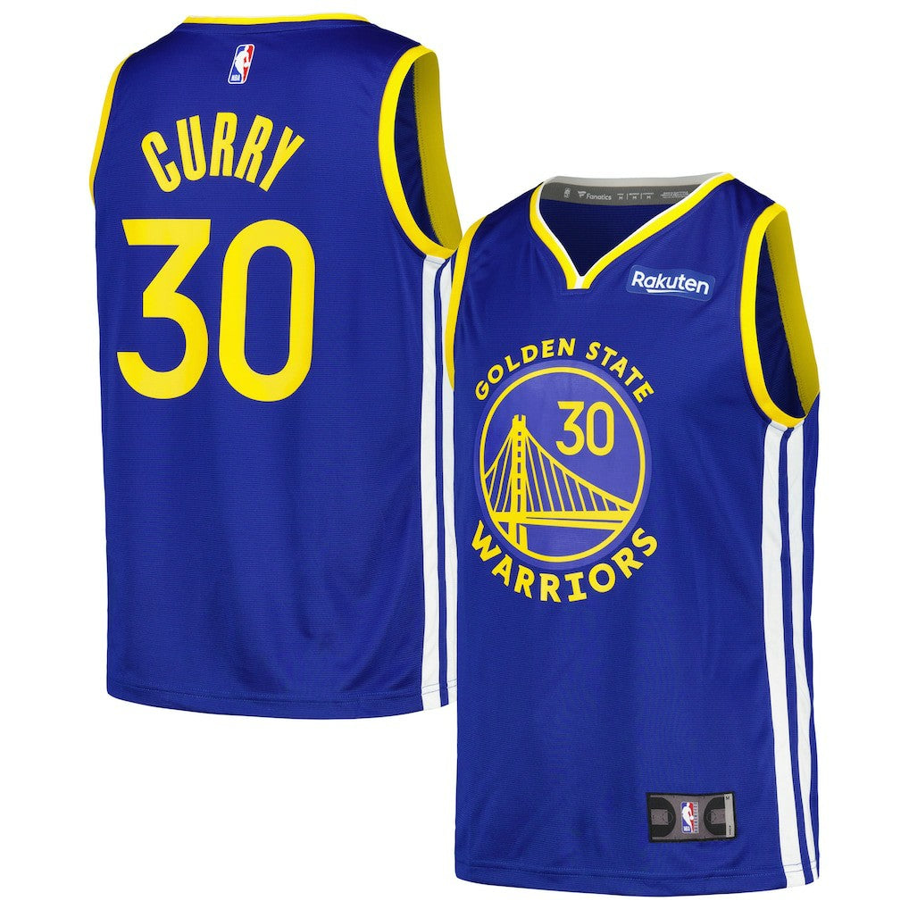 Stephen Curry Golden State Warriors Fast Break Player Badge Jersey Royal - Fanatics
