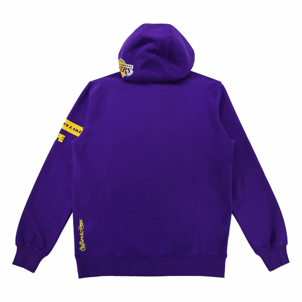 Los Angeles Lakers NBA x Two Hype Unisex Culture & Hoops Heavyweight Pullover Hoodie - Purple
