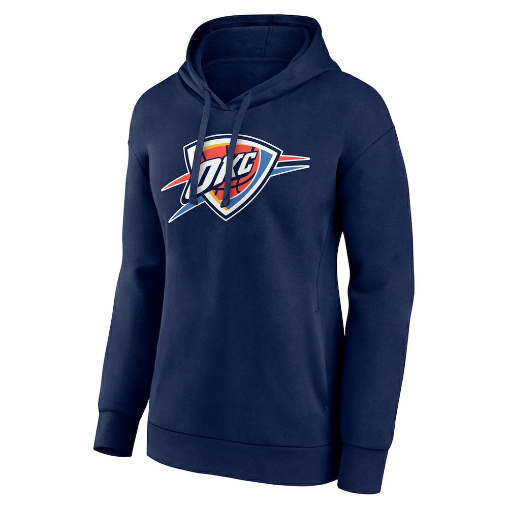 Oklahoma City Thunder Women's Primary Logo Pullover Hoodie Navy outlet