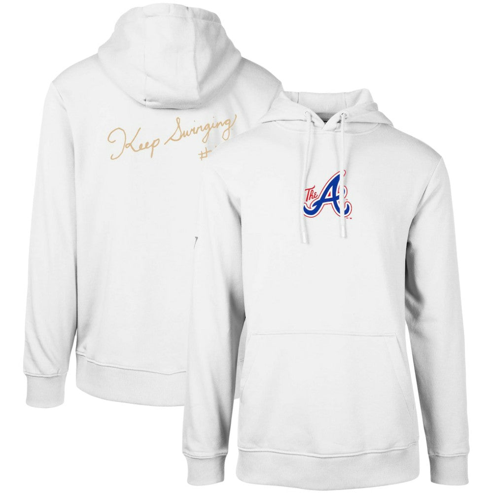 Atlanta Braves Levelwear City Connect Podium Core 2.0 Pullover Hoodie - White Hoodies