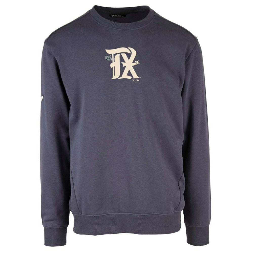 Texas Rangers Levelwear City Connect Zane Core Logo Pullover Sweatshirt - Navy Pullover