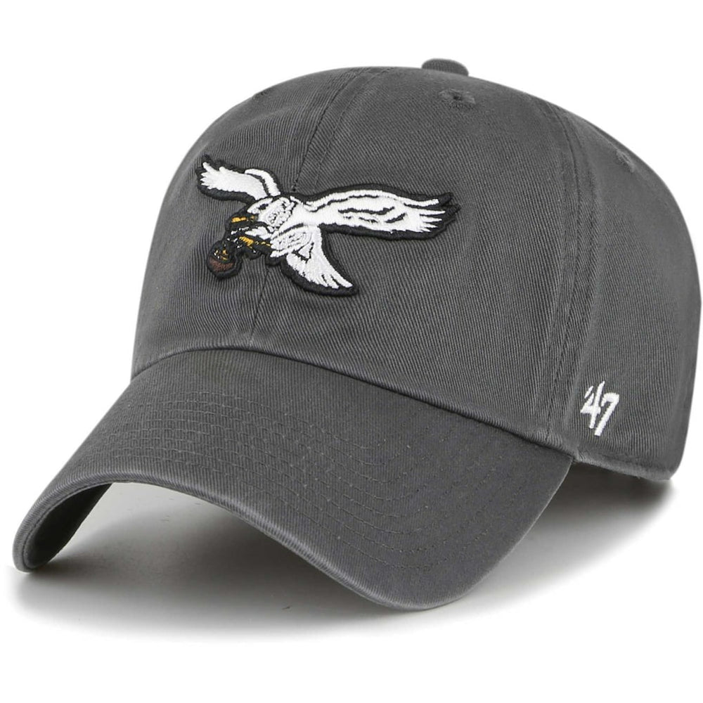 Philadelphia Eagles '47 Clean Up Adjustable Hat - Charcoal Hats