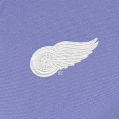 Detroit Red Wings Antigua Women's White Logo Finish Quarter-Zip Top - Heather Purple | US 201249256