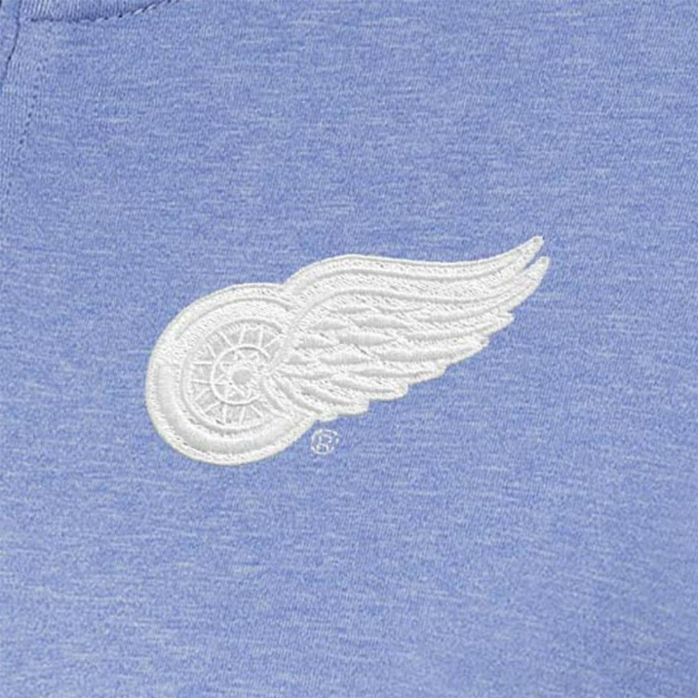Detroit Red Wings Antigua Women's White Logo Mentor Quarter-Zip Jacket - Lavender | US 201249316