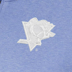 Pittsburgh Penguins Antigua Women's White Logo Mentor Quarter-Zip Jacket - Lavender | US 201249320