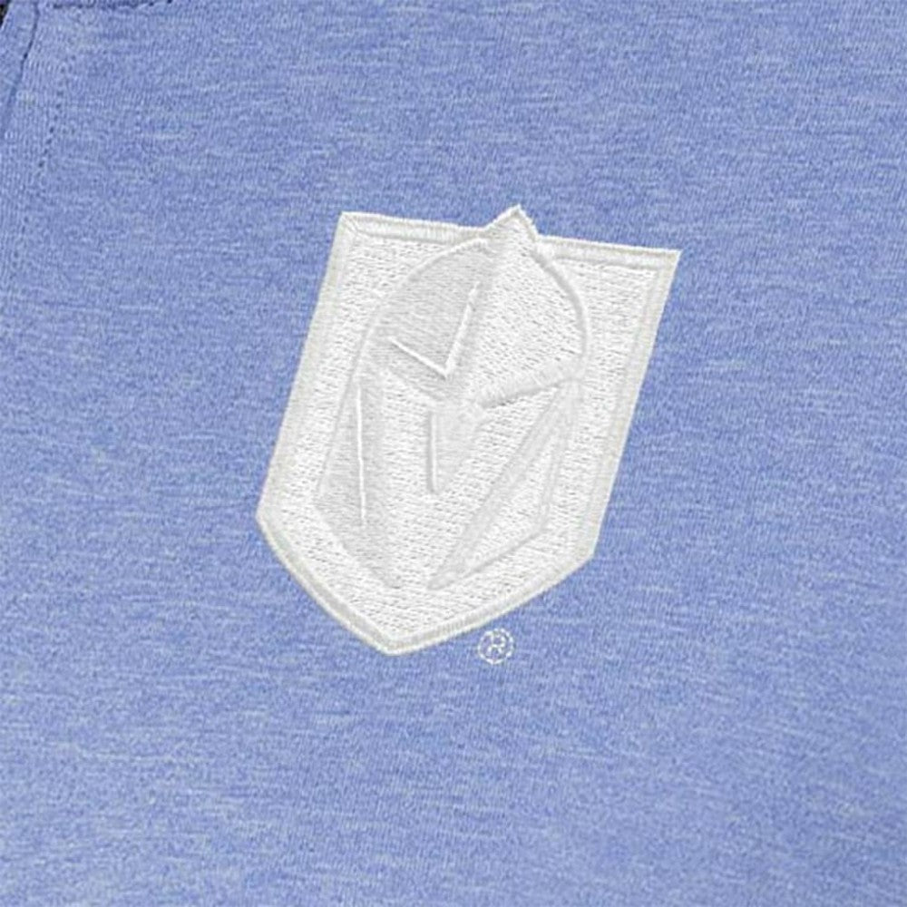 Vegas Golden Knights Antigua Women's White Logo Mentor Quarter-Zip Jacket - Lavender | US 201249333