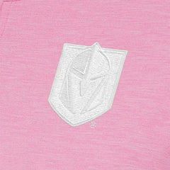 Vegas Golden Knights Antigua Women's White Logo Mentor Quarter-Zip Jacket - Pink | US 201249337