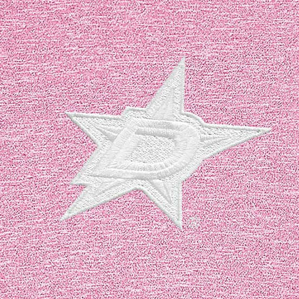 Dallas Stars Antigua White Logo Hunk Quarter-Zip Pullover - Pink | US 201249504