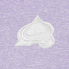 Colorado Avalanche Antigua White Logo Hunk Quarter-Zip Pullover - Lavender | US 201249510
