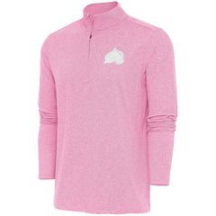 Colorado Avalanche Antigua White Logo Hunk Quarter-Zip Pullover - Pink | US 201249512