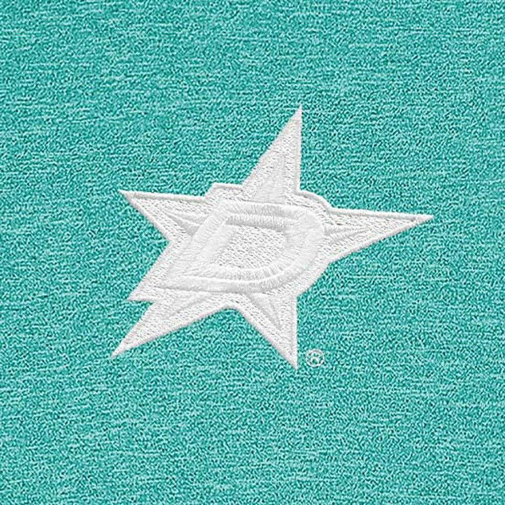 Dallas Stars Antigua White Logo Hunk Quarter-Zip Pullover - Heather Aqua | US 201249515