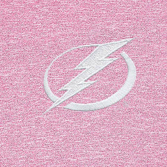 Tampa Bay Lightning Antigua White Logo Hunk Quarter-Zip Pullover - Pink | US 201249516