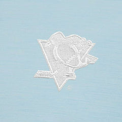 Pittsburgh Penguins Antigua White Logo Bright Quarter-Zip Pullover - Powder Blue | US 201249654