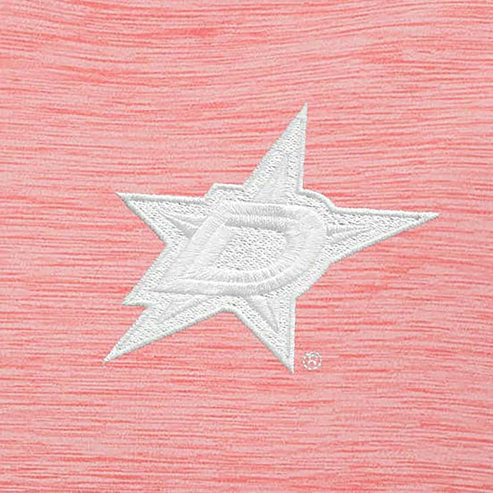 Dallas Stars Antigua White Logo Bright Quarter-Zip Pullover - Coral | US 201249655