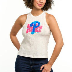 Philadelphia Phillies Lusso Women's Lourdes Tank Top - White Tanks