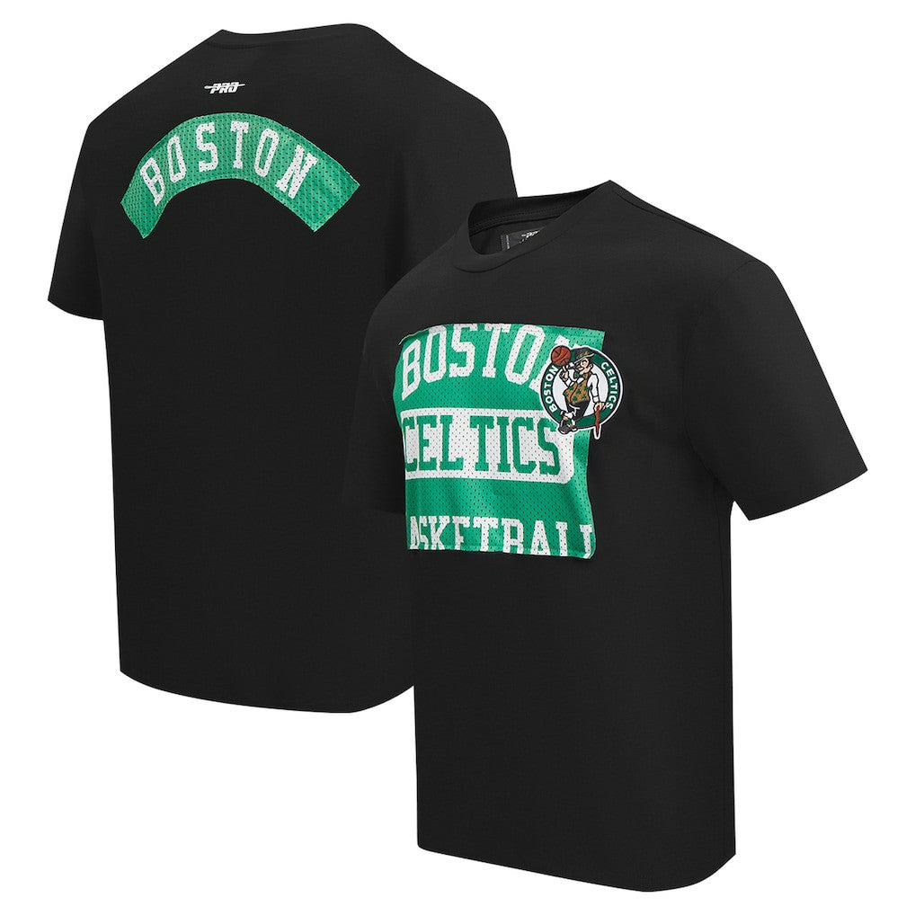 Boston Celtics Pro Standard Made To Play Drop Shoulder T-Shirt Black