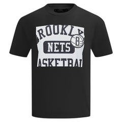 Brooklyn Nets Pro Standard Made To Play Drop Shoulder T-Shirt Black outlet