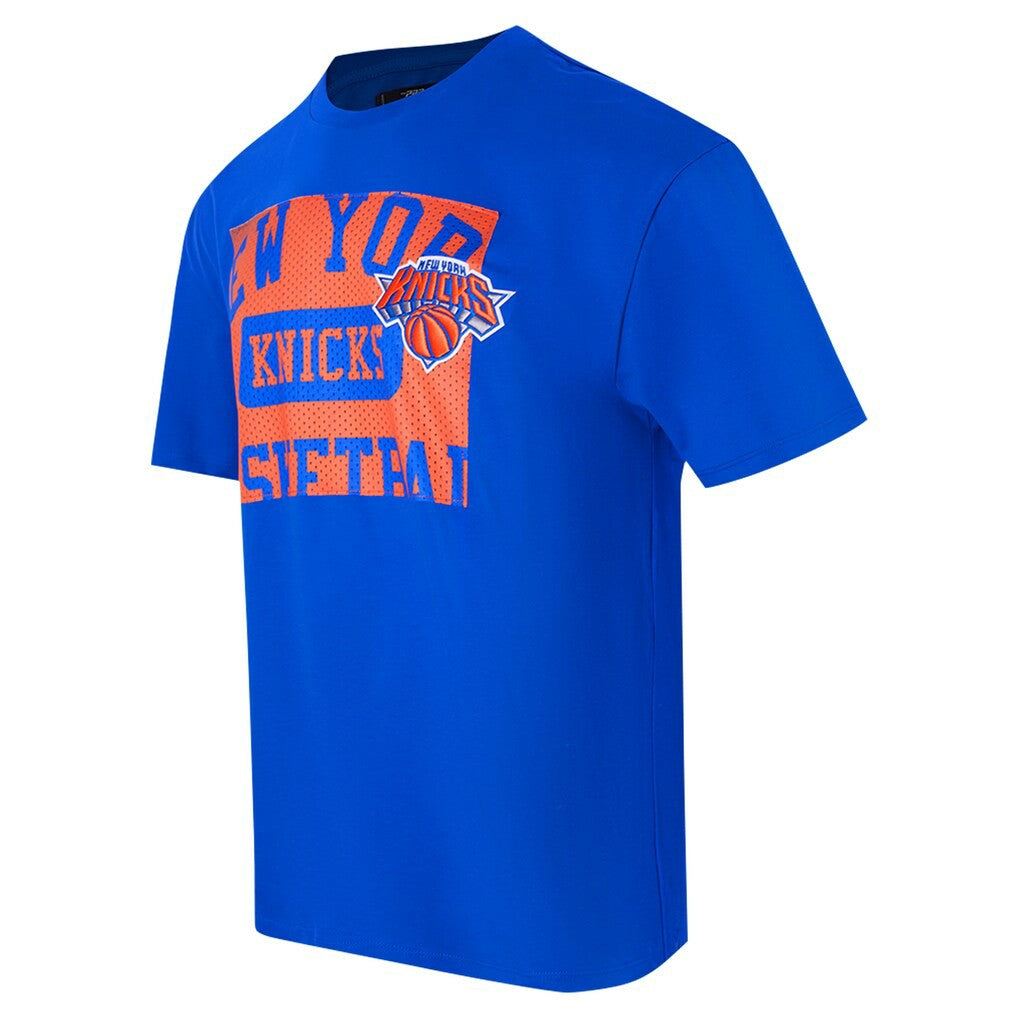New York Knicks Pro Standard Made To Play Drop Shoulder T-Shirt Royal outlet