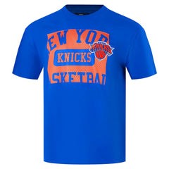 New York Knicks Pro Standard Made To Play Drop Shoulder T-Shirt Royal outlet