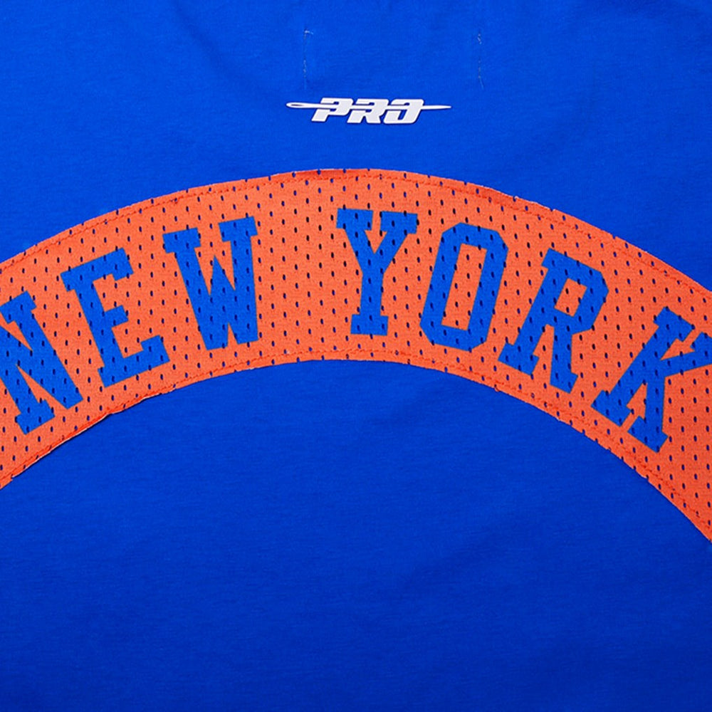 New York Knicks Pro Standard Made To Play Drop Shoulder T-Shirt Royal outlet