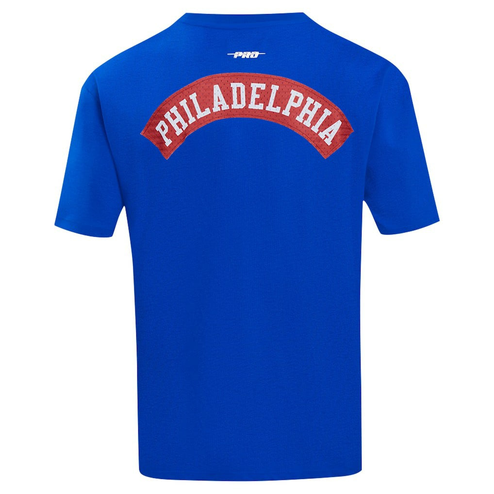 Philadelphia 76ers Pro Standard Made To Play Drop Shoulder T-Shirt Royal outlet