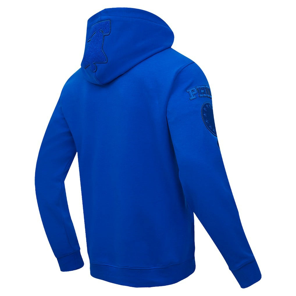 Philadelphia 76ers Pro Standard Triple Tonal DK Pullover Hoodie Jacket Royal