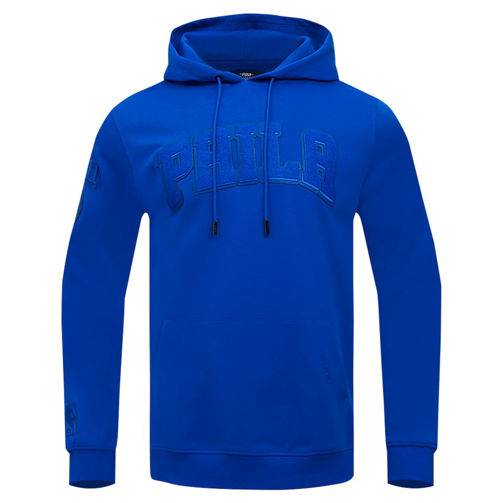 Philadelphia 76ers Pro Standard Triple Tonal DK Pullover Hoodie Jacket Royal