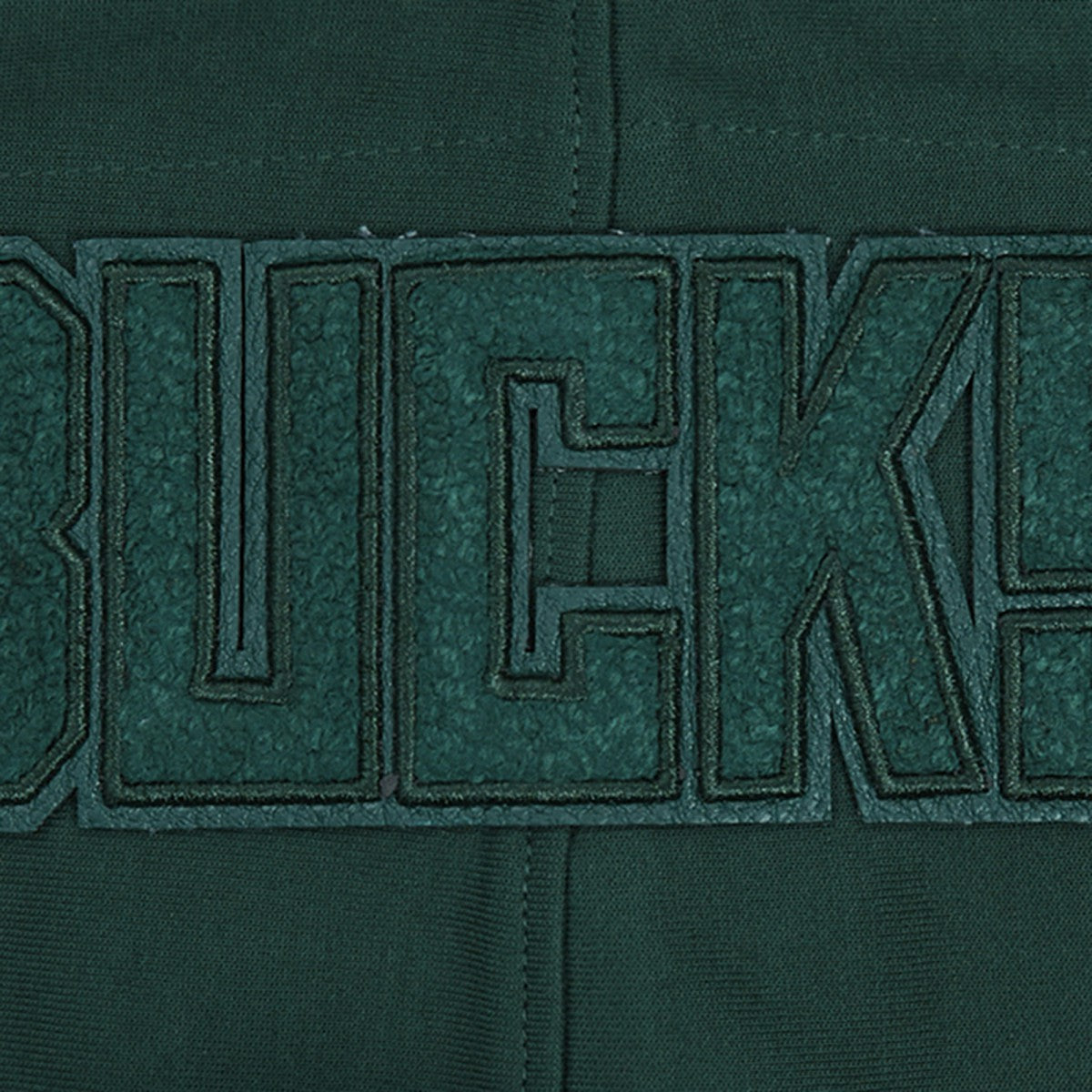 Milwaukee Bucks Pro Standard Triple Tonal DK Full-Zip Hoodie Jacket Hunter Green
