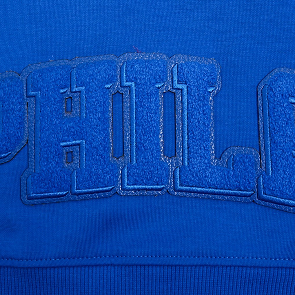Philadelphia 76ers Pro Standard Women's Triple Tonal Full-Zip Hoodie Royal