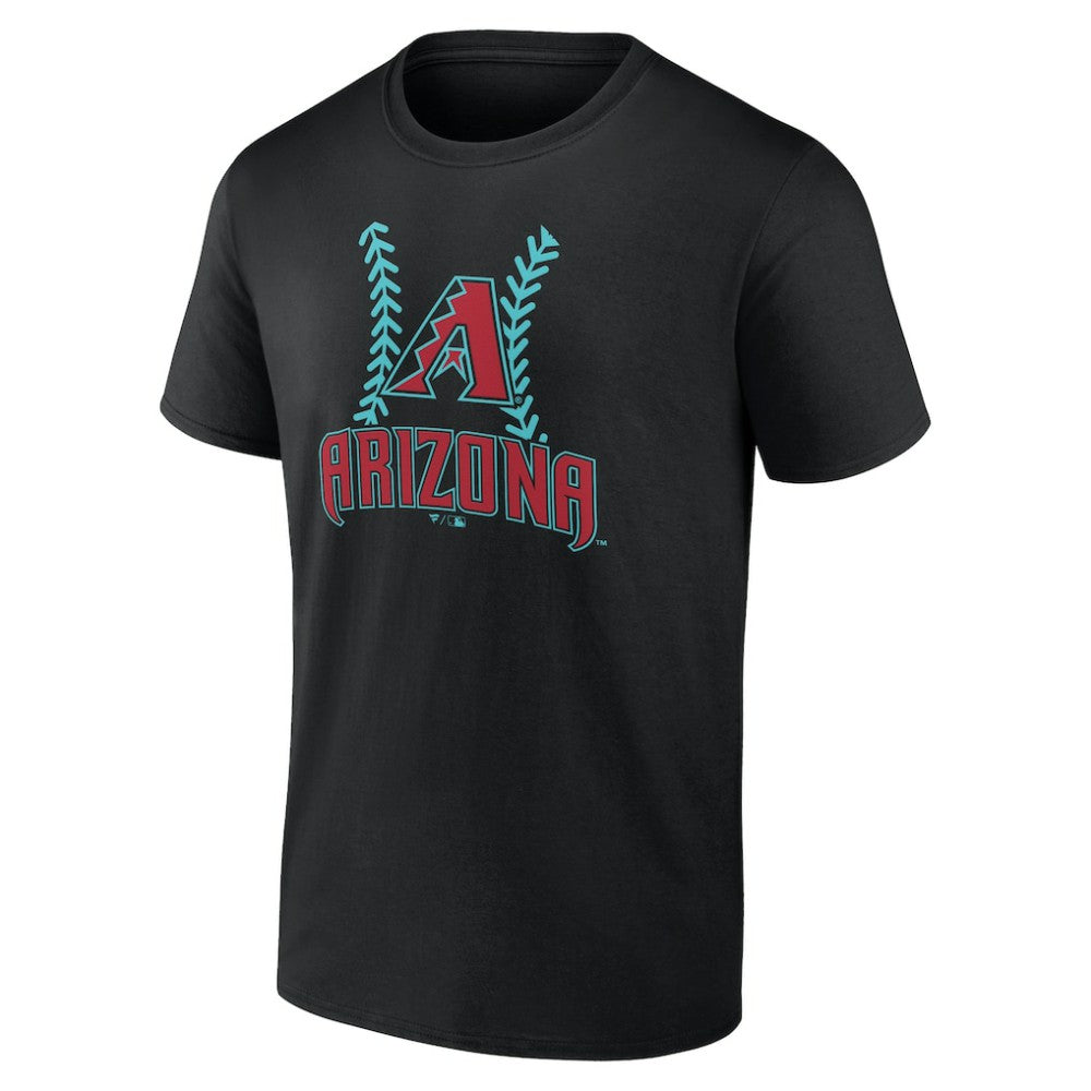 Arizona Diamondbacks Personalized Name & Number Fastball T-Shirt - Black T-shirts