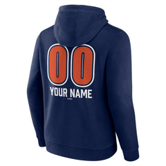 Houston Astros Personalized Name & Number Fastball Pullover Hoodie - Navy Hoodies