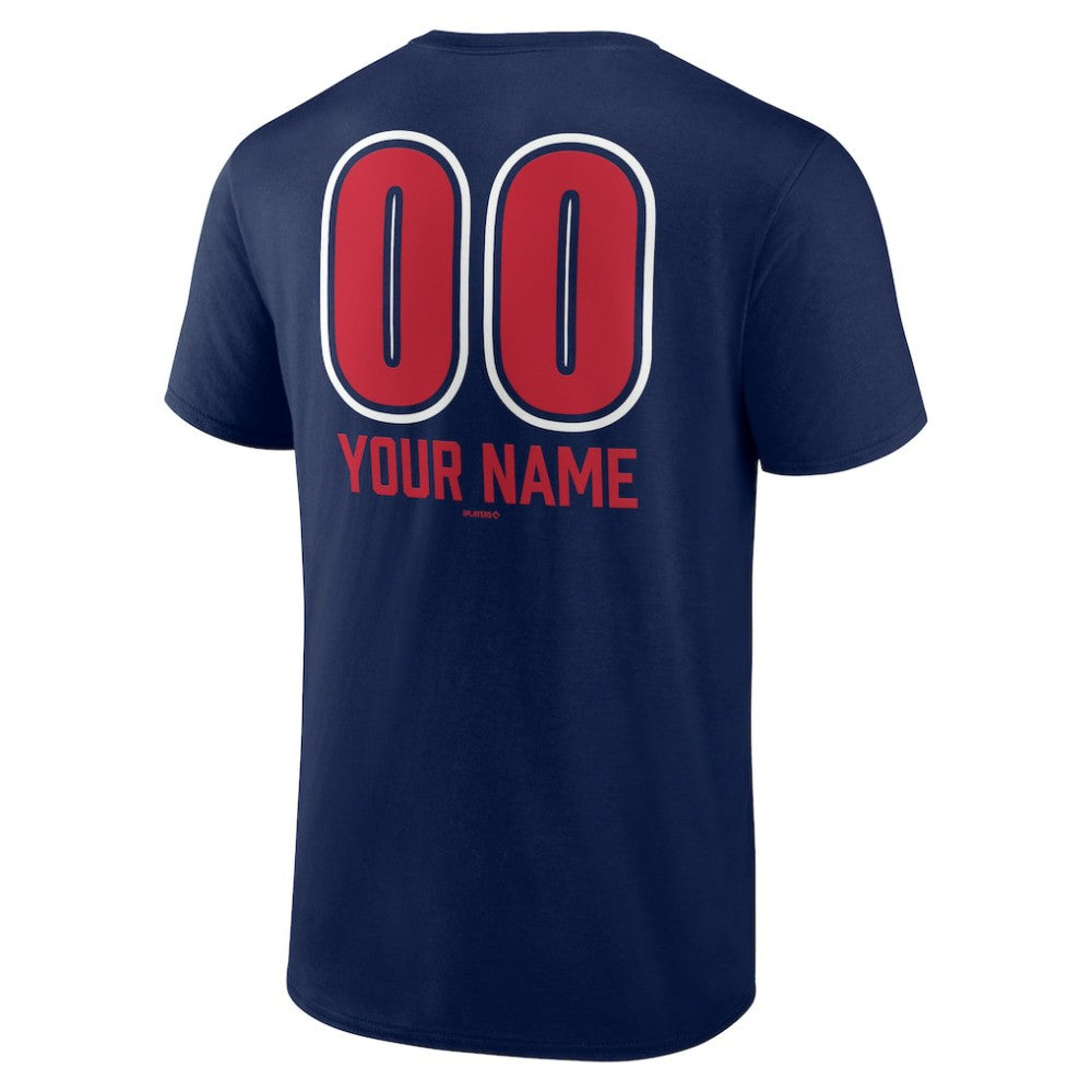 Minnesota Twins Personalized Name & Number Fastball T-Shirt - Navy T-shirts