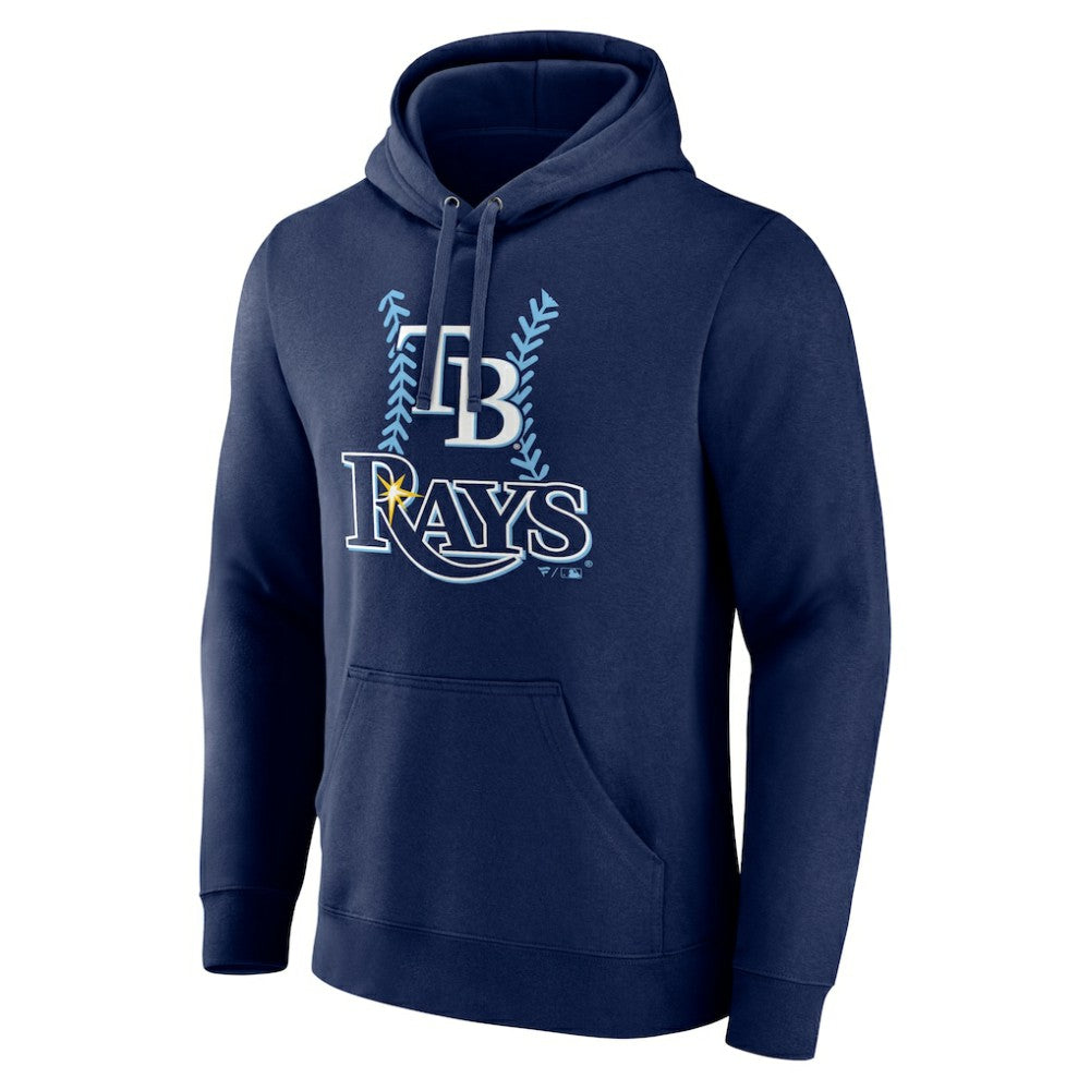 Tampa Bay Rays Personalized Name & Number Fastball Pullover Hoodie - Navy Hoodies